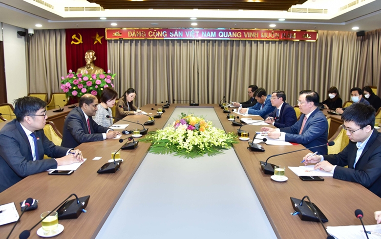 Vietnamese capital and Singapore conduct specific actions to gain specific results